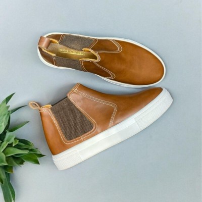 Taba Deri Casual Boot Eva Taban