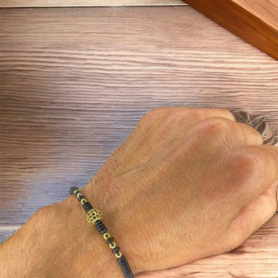 Siyah Dogal Taş Garnili Zirkon