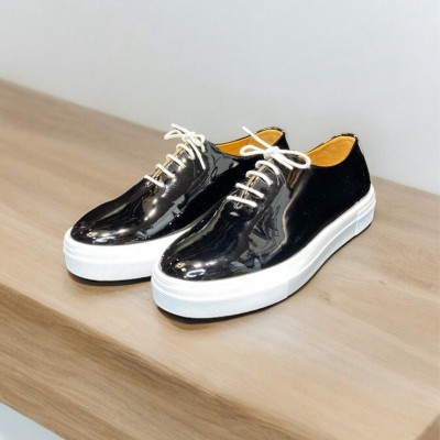 Siyah Rugan Sneakers Eva Taban 