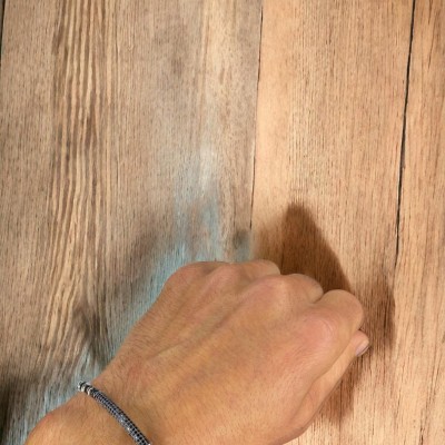 Siyah Doğal Taş Detaylı Zİrkon Bileklik