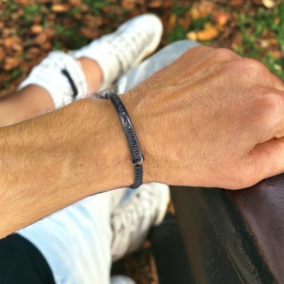 Zirkon Siyah Taşlı Bileklik