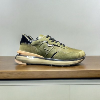 Uzay Taban Yeşil Süet Garni Detaylı Sneakers 