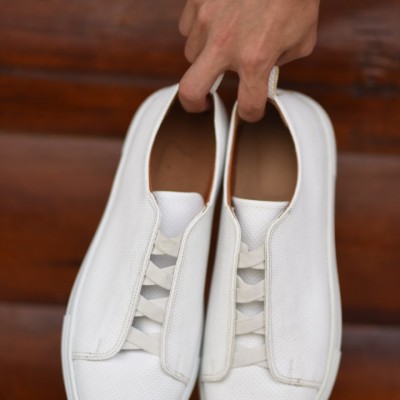 Beyaz Sneakers Ortopedik Tabanlı