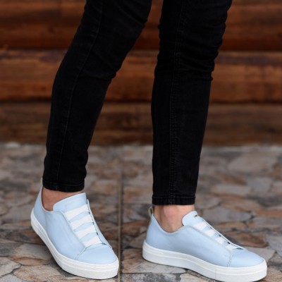 Bebek Mavisi Sneakers Ewa Tabanlı