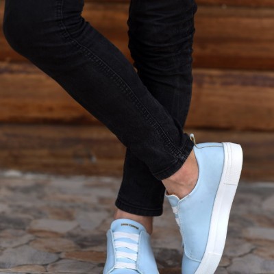 Bebek Mavisi Sneakers Ewa Tabanlı