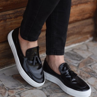 Siyah Açma Deri George Hoog