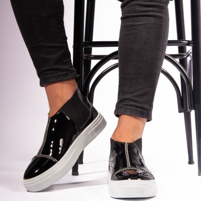 Siyah Rugan Casual Eva Taban Bot