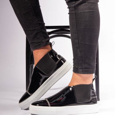 Siyah Rugan Casual Eva Taban Bot